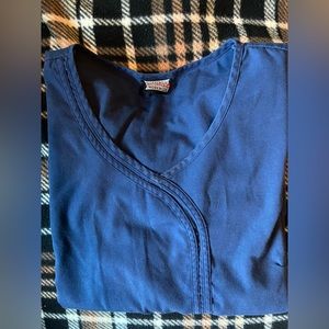 Authentic Cherokee Workwear - Navy Blue top Medium